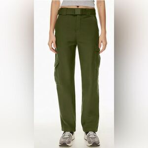Aritzia x TNA New Supply Cargo Pant military green cadet fatigue pants. M. NWT